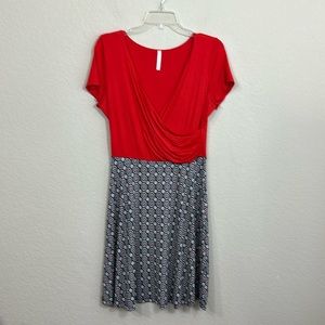 NWOT Solgee Women’s Midi Criss Cross Dress